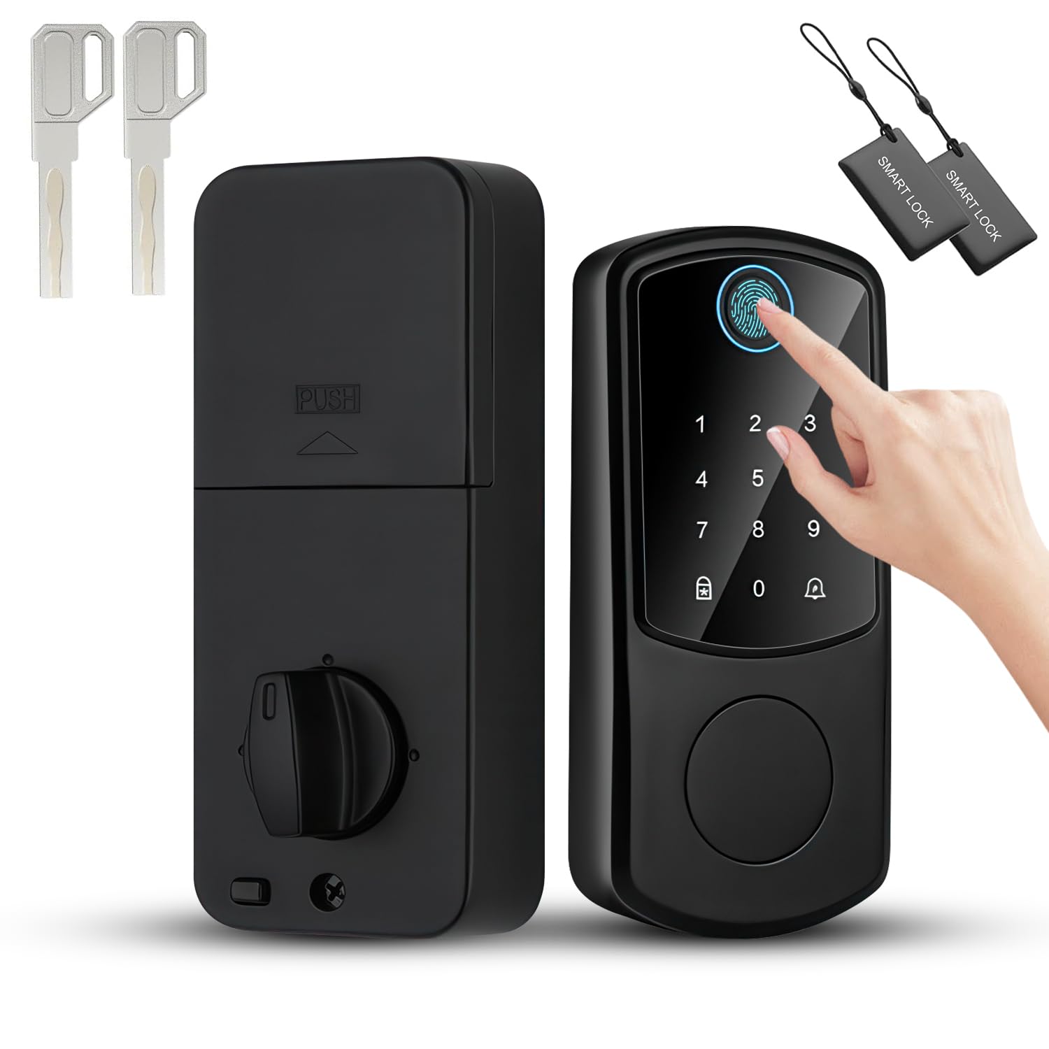 Vidavalu 4 em 1: A Fechadura Digital Completa com Cartão e Voz para Sua Casa Vidavalu 4 em 1: A Fechadura Digital Completa com Cartão e Voz para Sua Casa