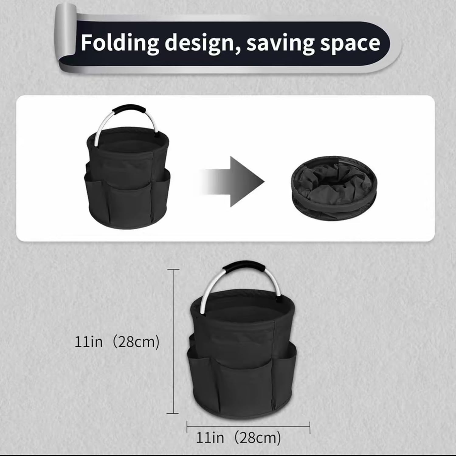 Borse portaoggetti per utensili da campeggio, borsa portatile da picnic, borsa per attrezzi di grande capacità per viaggi, uso interno/esterno, ideale per picnic, campeggio e organizzazione