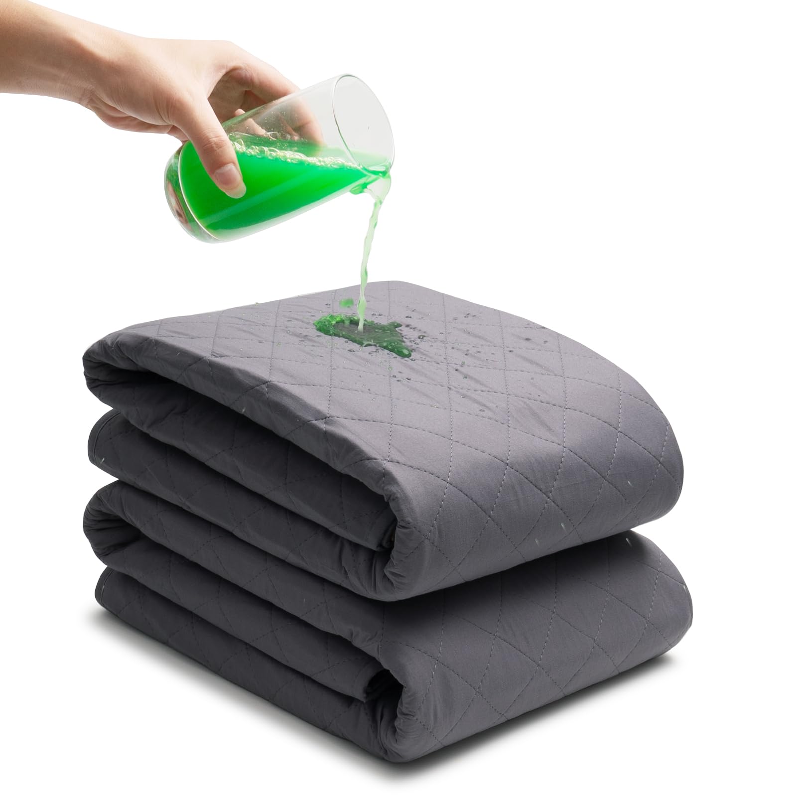 Brosive Hide Stains Bed Wetting Pads 36x72 Inch (2pack),Bed Pads for Incontinence Washable Extra Large,Blankets Waterproof and Stain Proof,Washable Bed Pads for Adults,Washable Incontinence Pads