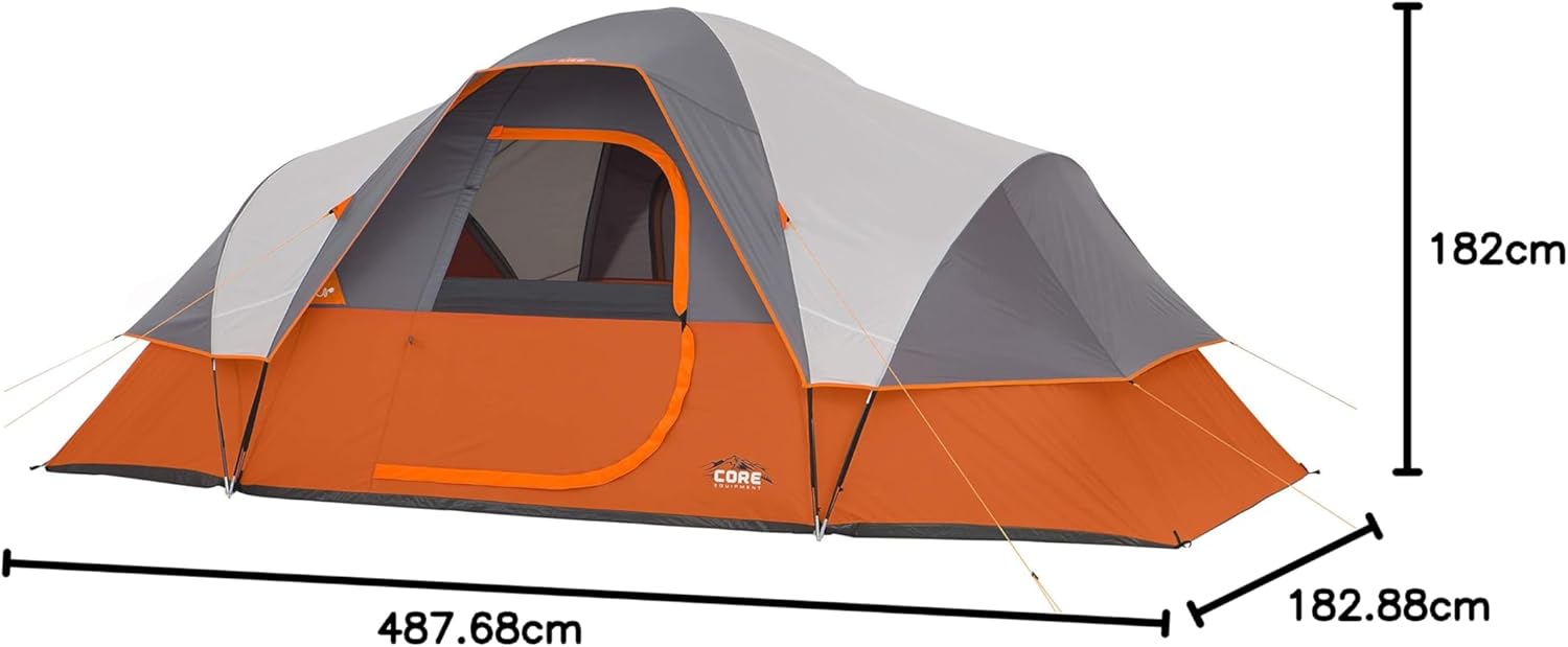 Core 9 Person Extended Dome Tent