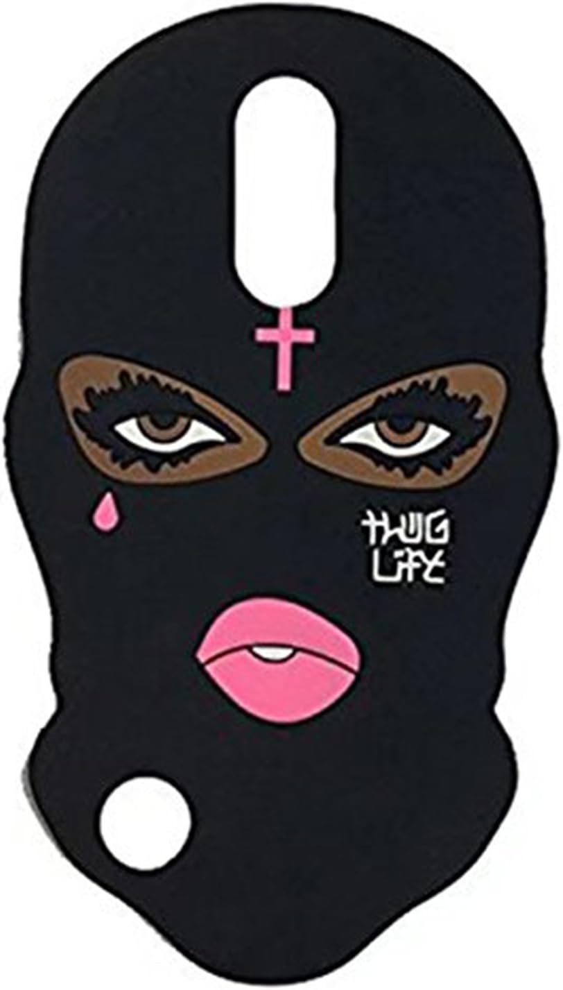 LG Stylo 3 Plus Cartoon Silicone Case,3D New Big Eyes Masked Teared Girl Jesus Christian Cross Coque Design Phone Bag Soft Rubber Cover for LG Styus 3 Plus/LG Stylo 3 Plus (2017)