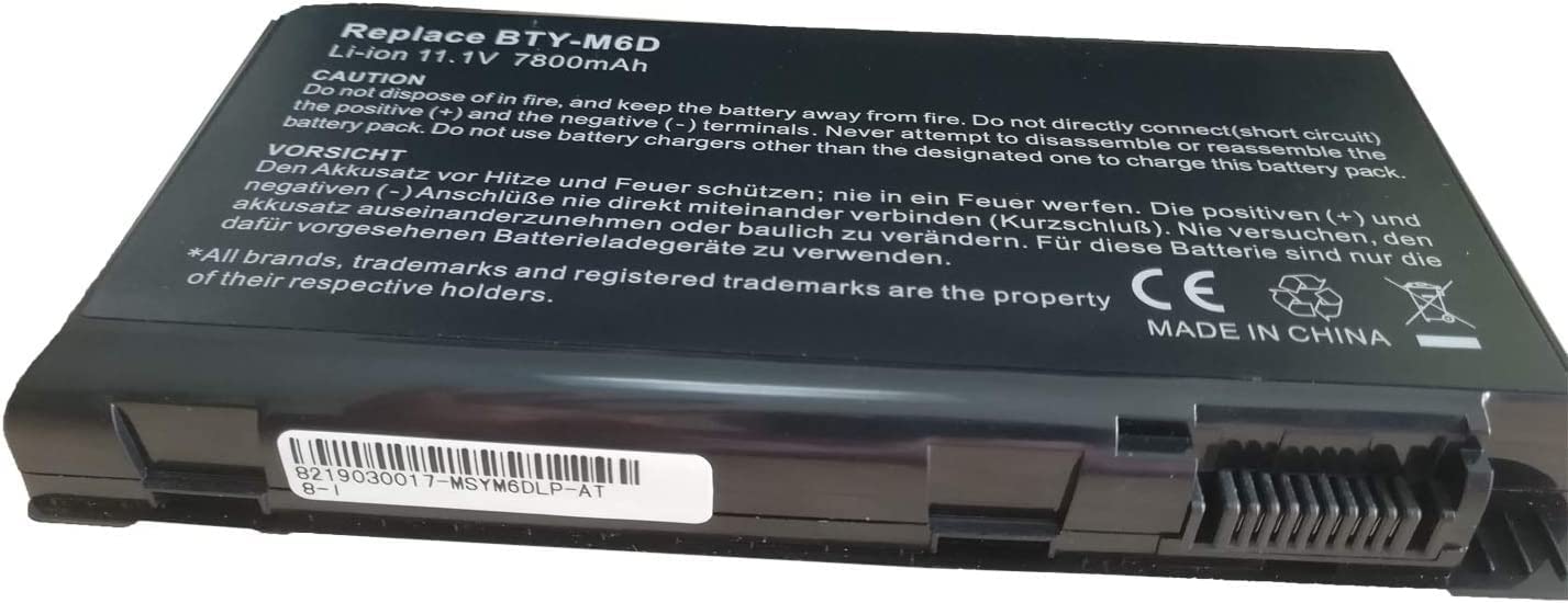 Amazon.com: HBFVG BTY-M6D Laptop Battery Replacement for MSI GX60