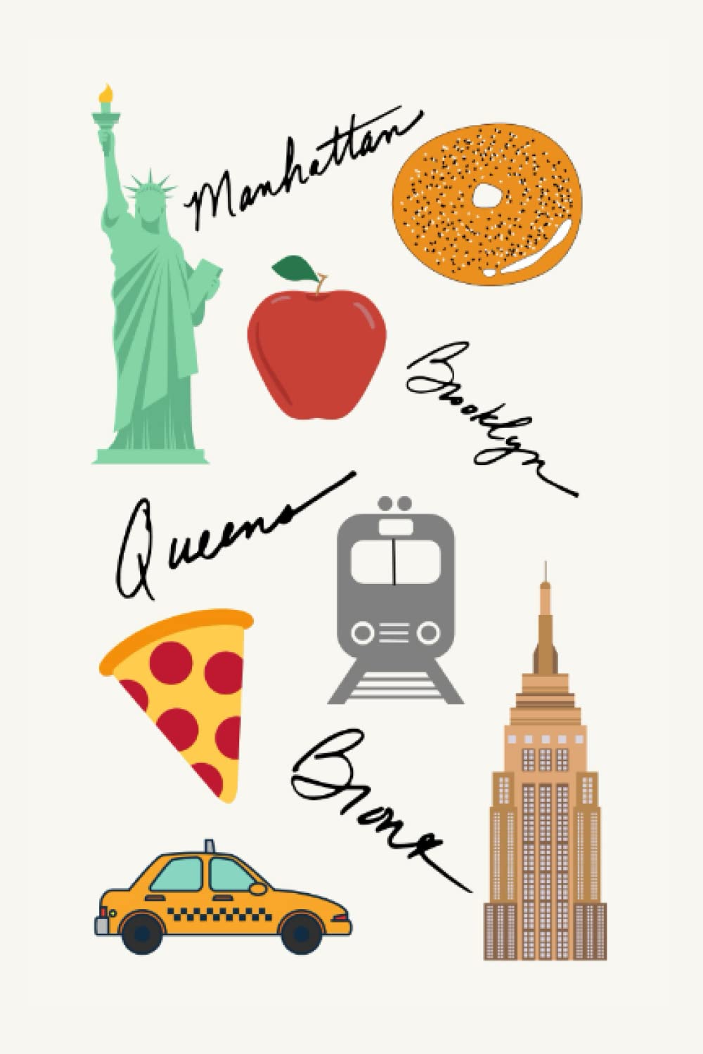 New York Notebook | New York City Journal Design | Diary, 6"x9" Lined Pages, 100 Pages