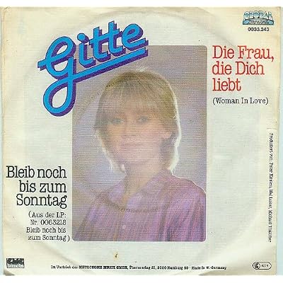 Die Frau die dich liebt (Woman in love) / Bleib' noch bis zum Sonntag / 0033.243
