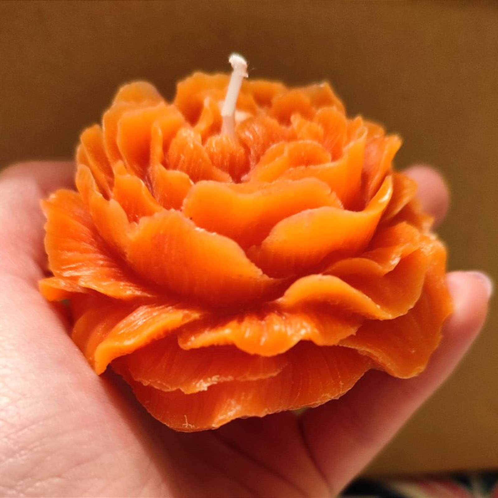 Silikonowe formy do świec w kształcie kwiatu, DIY, 3D, kolumna z kwiatem róży, do produkcji cylindrów świec, odlewanie mydła z żywicy, formy piwonii na prezenty walentynkowe, 9 cm + 7 cm
