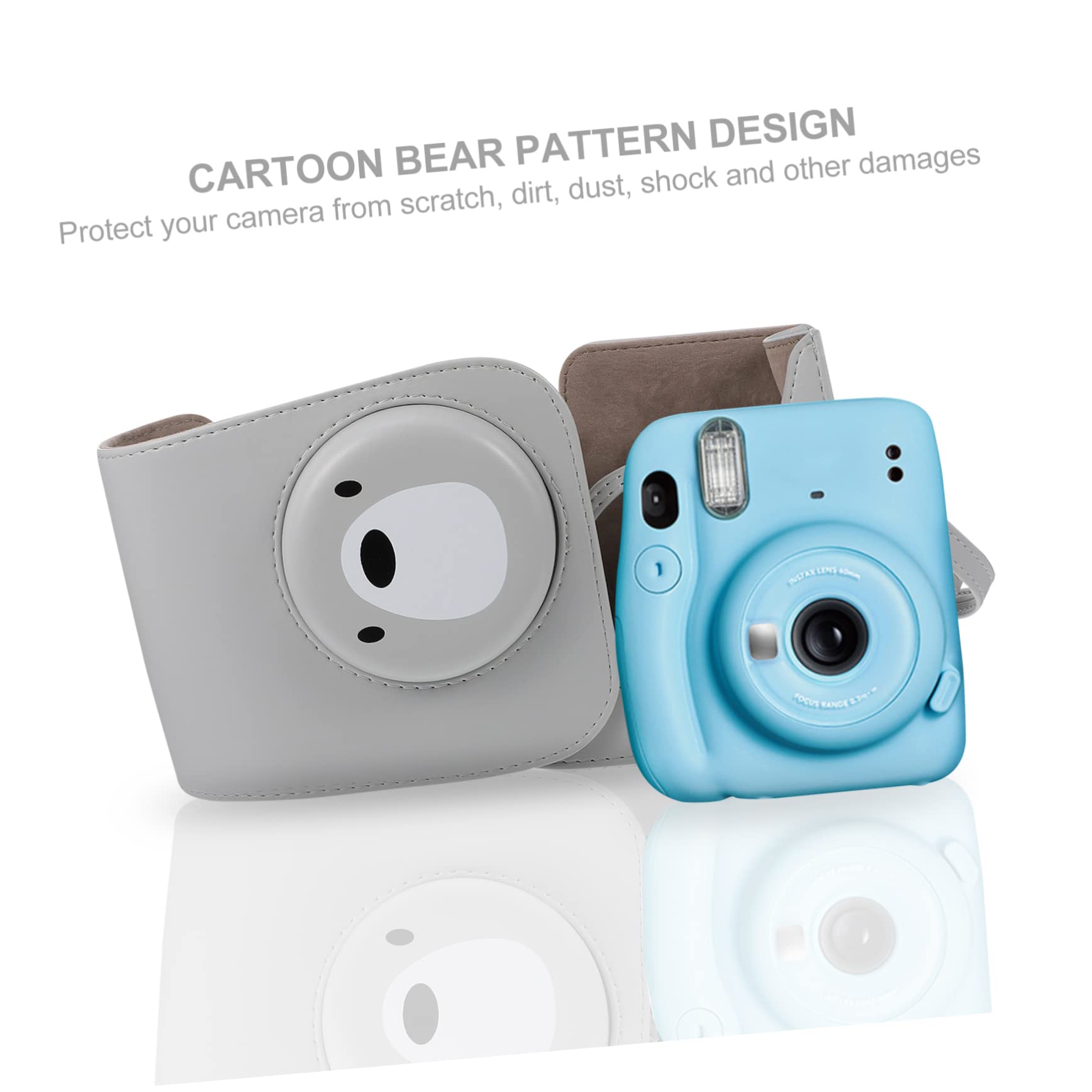 2 Pezzi Mini 11/9/8 Custodia Per Fotocamera Istantanea Borsa Per Fotocamera Con Materiale Robusto Moda Per Famiglia Amici