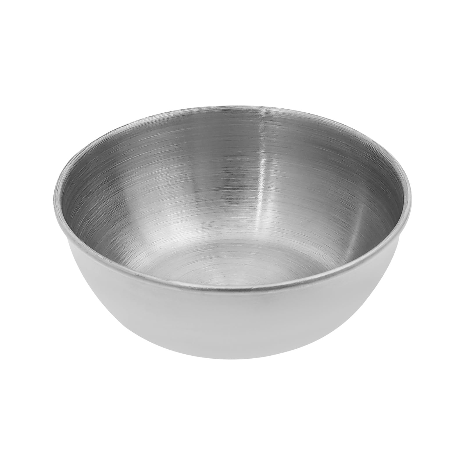 50 unidades de salsas plateadas, mini cuencos para especias, mini cuencos para salsa, cuencos para salsa de soja para hogares, restaurantes, tiendas de comestibles, 5,5 x 2,6 cm