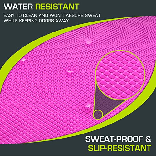 Image of ProsourceFit Exercise Balance Pad, Non-Slip Cushioned Foam Mat & Knee Pad for Fitness and Stability Training, Yoga, Physical Therapy