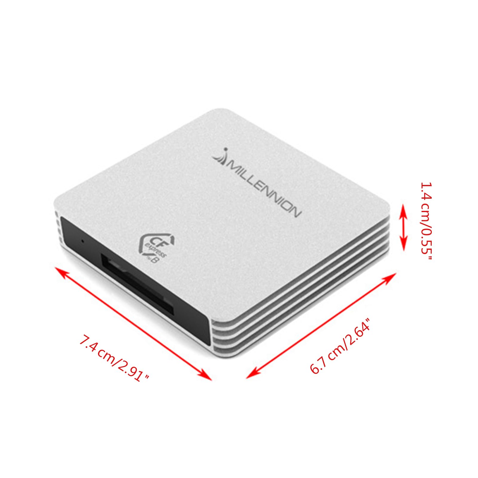 Szybki czytnik kart USB USB3.1 Express do komputerów stacjonarnych wydajny transfer plików USB 3.1GEN2 10G stop aluminium