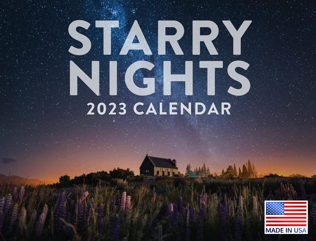 Buy Starry Night 2023 Monthly Wall Hanging s Sky Stars Milky Way Photo