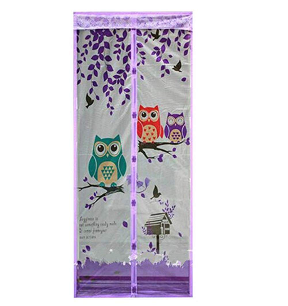 Dadaaa Clear Magnetic Door Screen Fly Bug Mosquito Mesh Curtain For Balcony Sliding Doors Living Room,90X210cm (L)