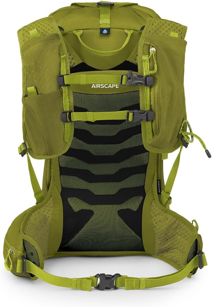 Osprey Talon Velocity - Zaino da escursionismo, da uomo, 20 l, Matcha Green (verde)/giallo (Lemongrass), L/XL
