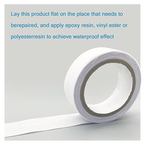 Miniatura 4 de Cinta de tela para paneles de yeso, 3 pulgadas x 72 pies, cinta de membrana impermeabilizante para paneles de yeso, cinta de malla de tela