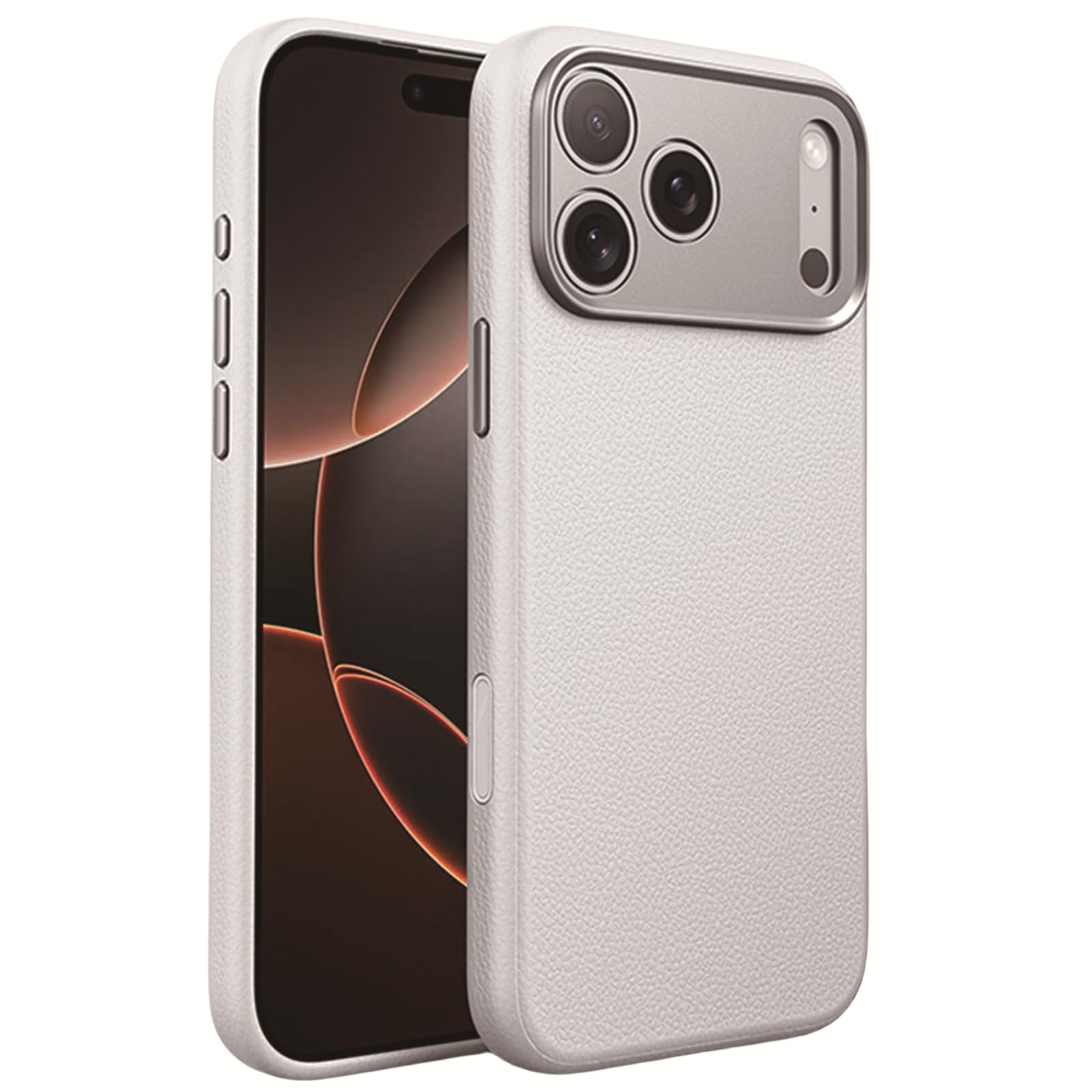 Coque iPhone 17 Pro compatible MagSafe avec contrôle de caméra intégré blanc - 8