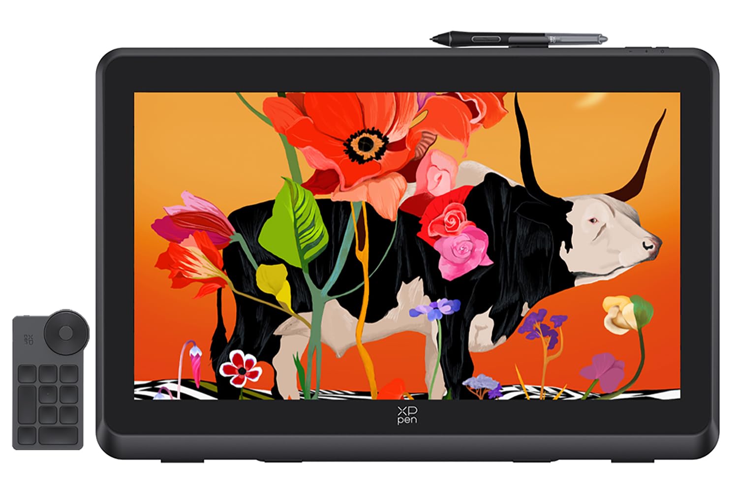 XPPen Artist Pro 22 Gen2 Tableta gráfica con Pantalla 2.5K con Mini Teclado | Tableta gráfica Dibujo Digital de 22 pulgadas con Lápiz de 16K Niveles, Soporte Incluido