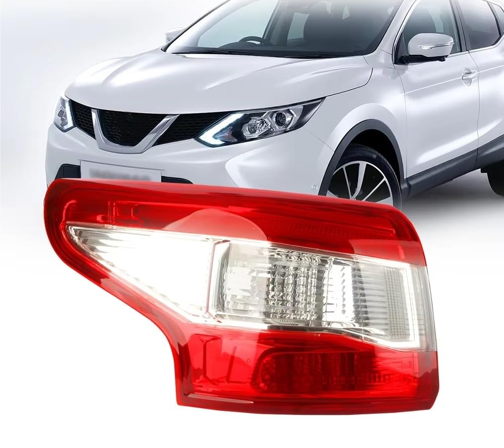 Pilotos Traseros Remolque Para Nissan Para Qashqai MK2 J11 2014 2015 2016 Luz Trasera Coche Lámpara Freno Con Lámpara Trasera Izquierda/derecha Luces Traseras(Outside-right)