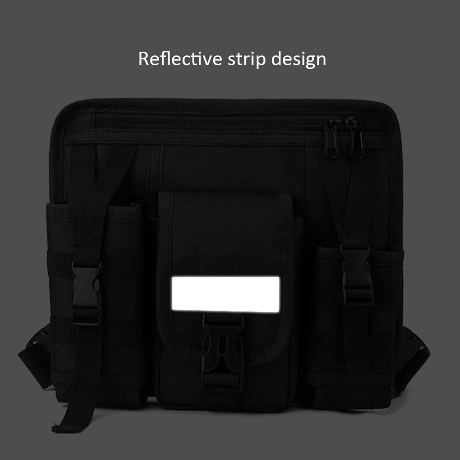 Radio Chest Harness Walkie Talkie chest holster Chest Tool Harness Chest Rig with Radio Pouch for Baofeng Kenwood Arcshell Motorola Two Way Radio