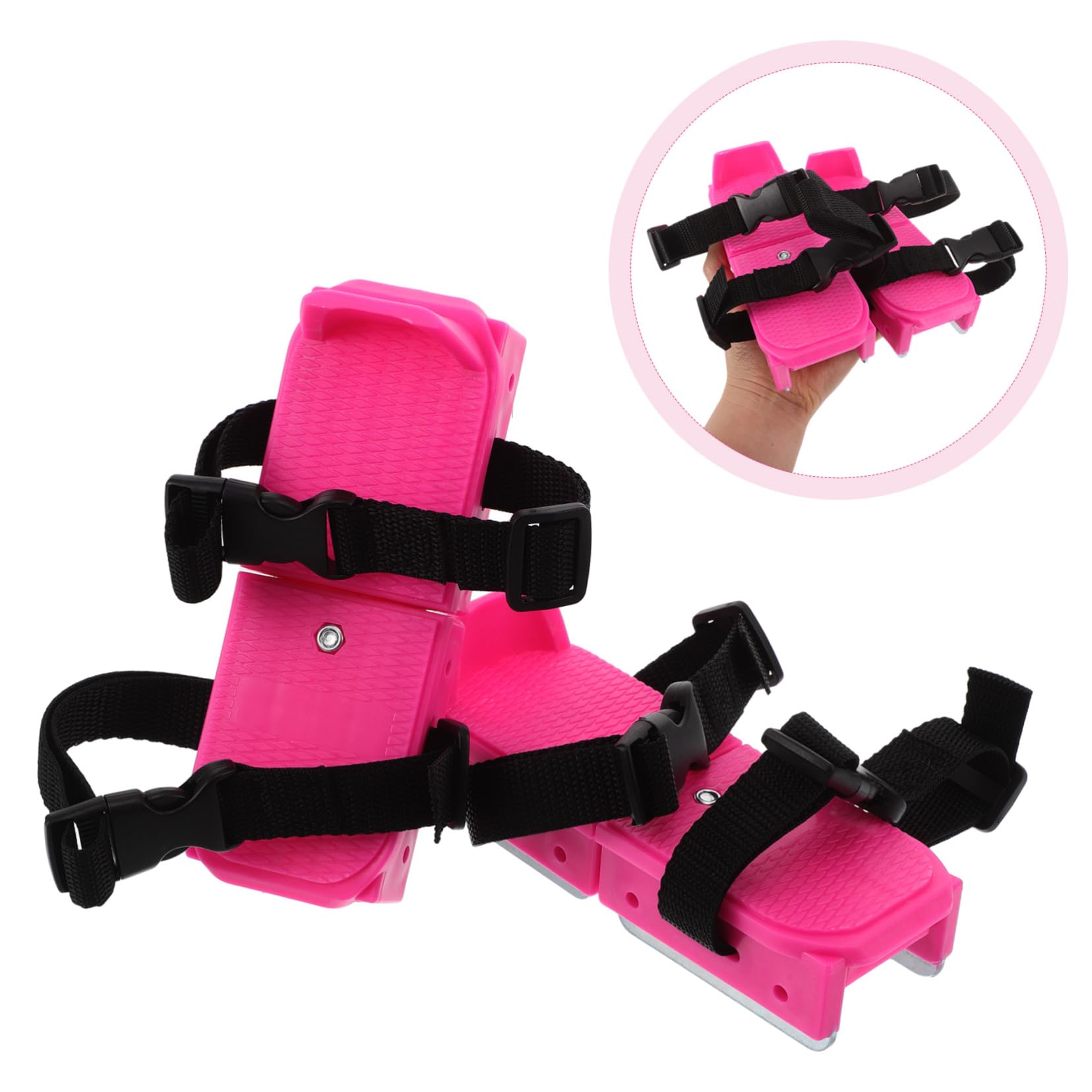 TOYANDONA Mini Scarpe da Skate Regolabili per Bambini, Pattini da Ghiaccio Protezione, Set per attività Invernali all’Aperto, Comfort Ottimizzato per Ragazze e Ragazzi