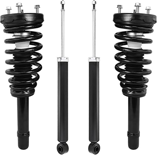 Miniatura 45 de Detroit Axle - Amortiguadores para BMW 328i 325i 128i 135i 335i 330i 335d 335is (sin Sport Susp.) 2 puntales delanteros completos con muelle
