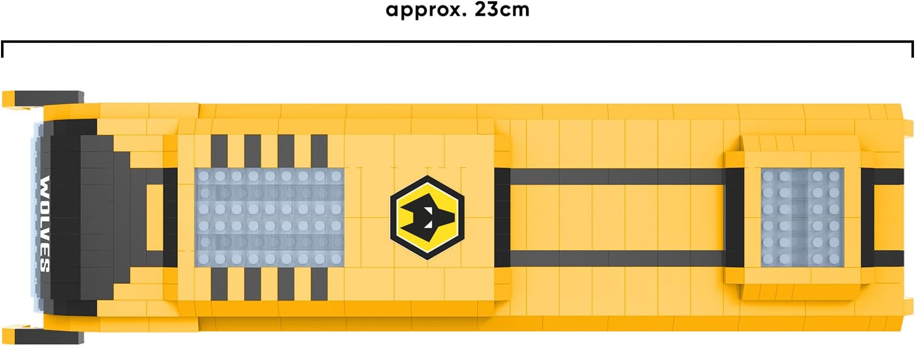 FOCO Officially Licensed Wolverhampton Wanderers FC 3D BRXLZ Bricks Football Coach Toy Model