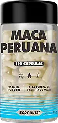 Maca Peruana Premium 2500mg 100% Pura Pote 120 Cápsulas Matéria Prima Importada Para Homens e Mulheres | Energia Resistência