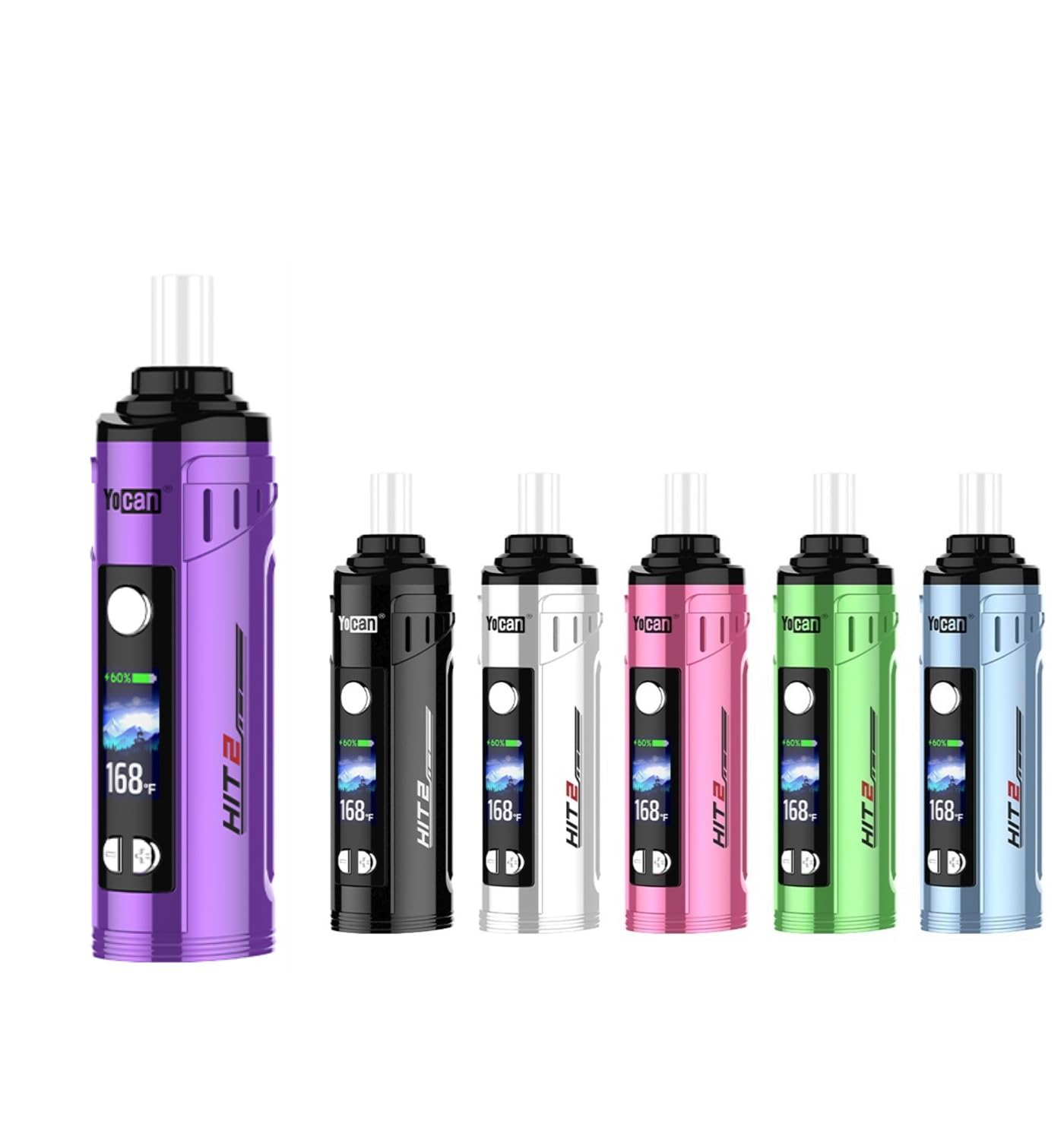 Amazon.co.jp: ヴェポライザー Yocan HIT2 DryHerb Vaporizer 1800mAh