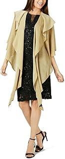 Cejon Double-Draped Sparkle-Knit Wrap (Gold)