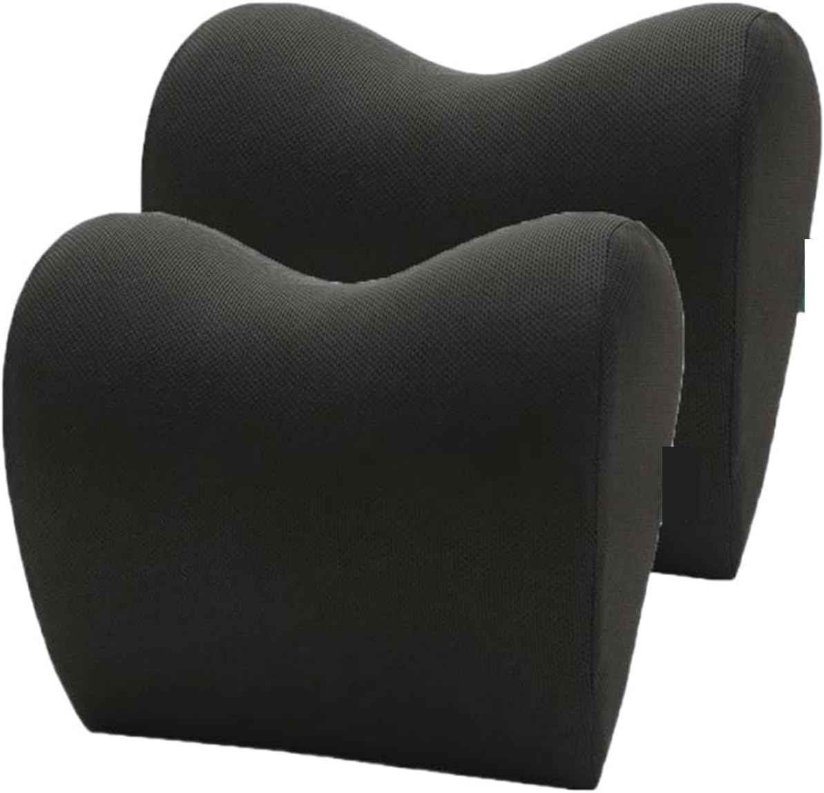 Car Headrest 2pcs /1pc Car Headrest Neck Pillow Fit for Seat Chair in Memory Foam Cotton Cushion Fabric Cover Soft Head Rest Travel Support Comfortable (Color : Beige 1pc)