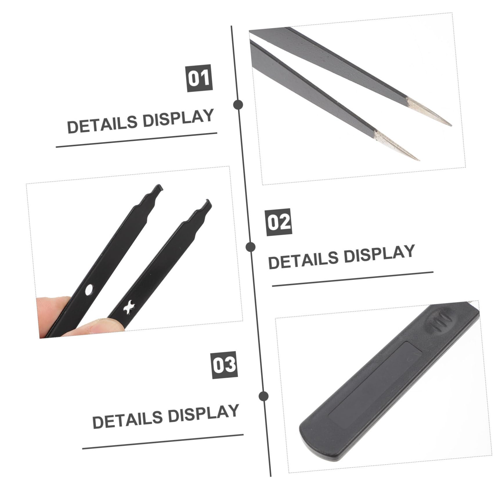 jojofuny 3sets Strumenti Per Tastiera Meccanica Estrattore Di Keycap Pinzette Spazzola e Rimuovi Per Pulizia e Manutenzione Accessori Per Personalizzazione Tastiere