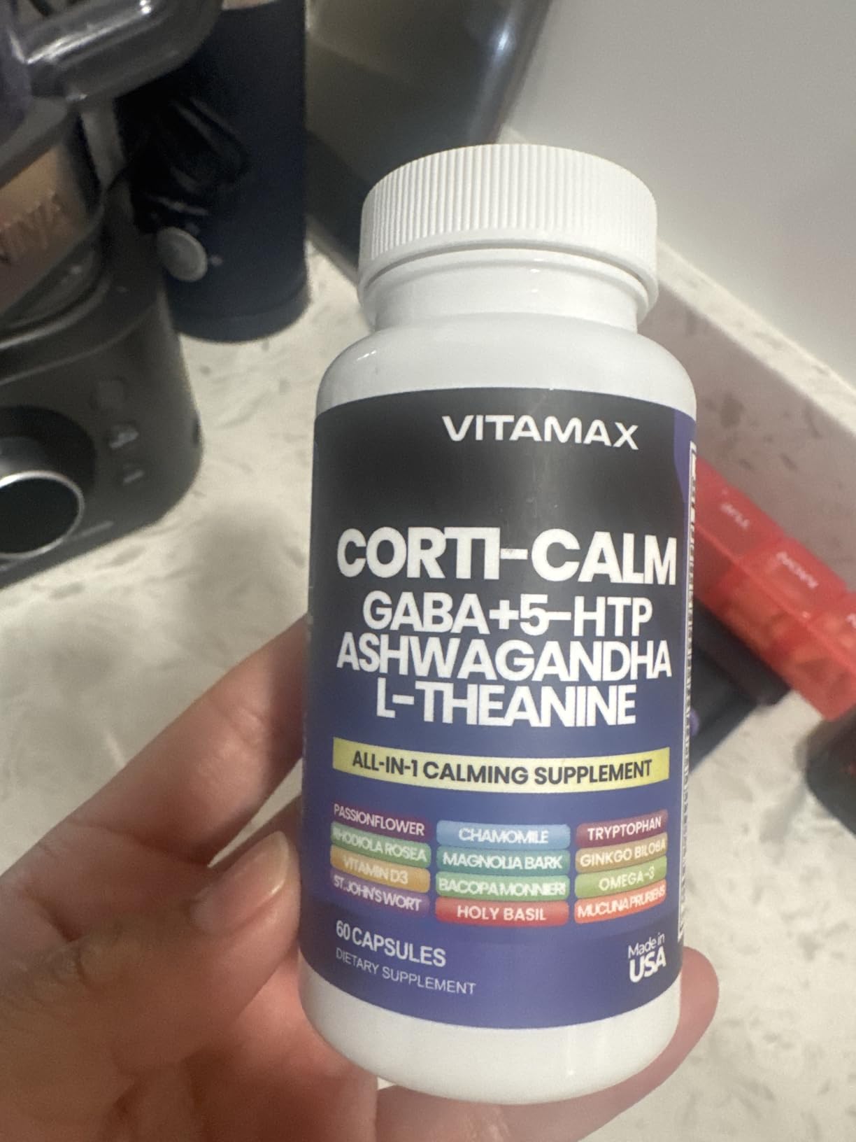 can you mix l carnitine with creatine Corti-Calm Cortisol Supplement, L Theanine, Martinique