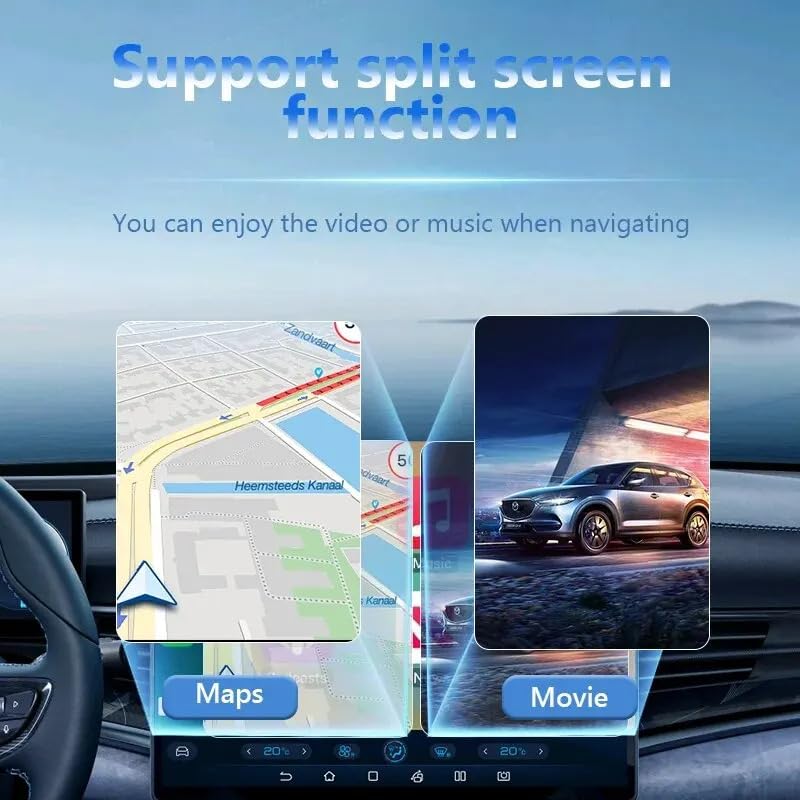 Image of CarPlay Ai Box 8+128G Android 13 Wireless Carplay Android Auto QCM6125 8-Core CPU 4G LTE for VW Audi Kia Fiat