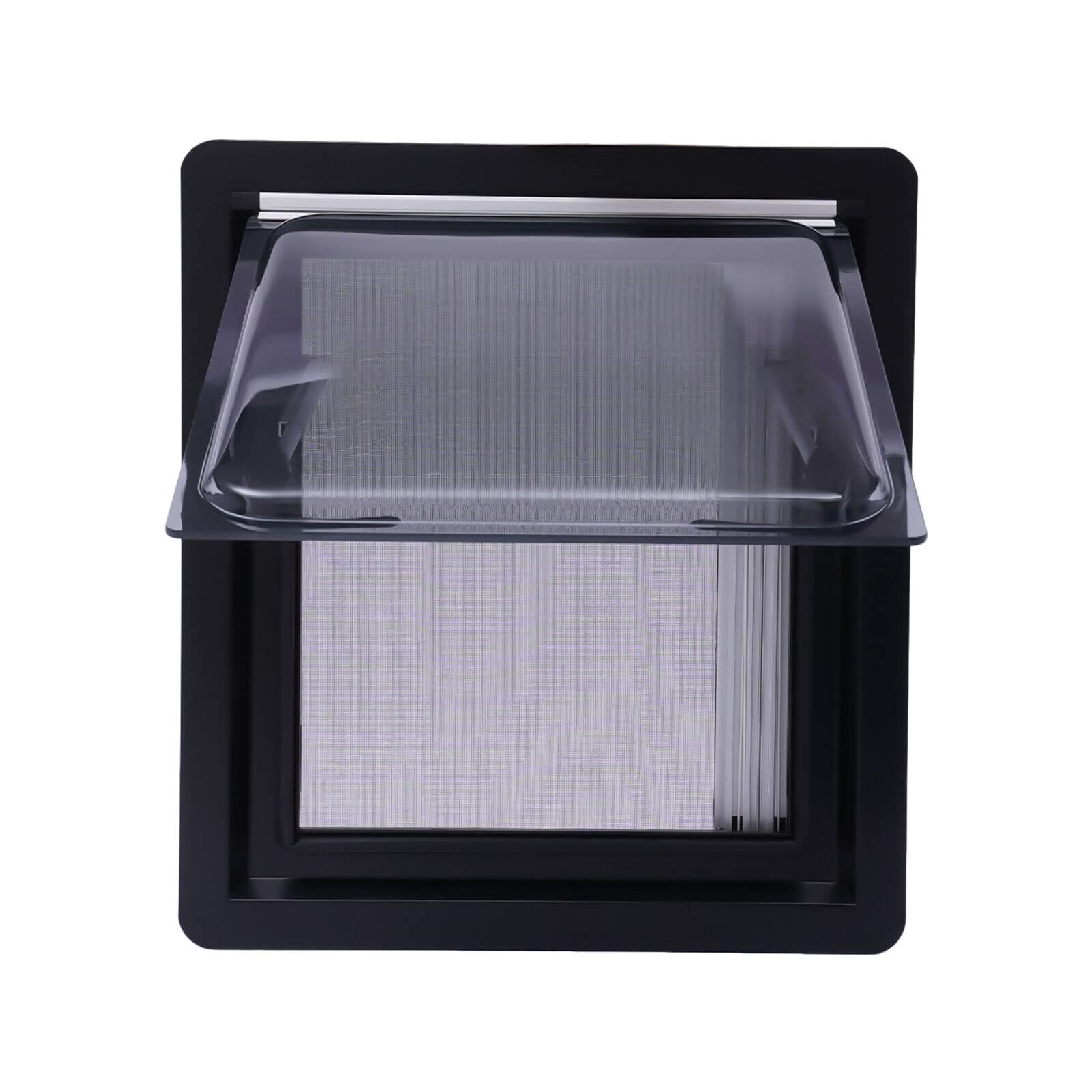 Ventana desplegable lateral, 45x50cm/90x50cm Ventana para autocaravana RV Ventana abatible externa con botón de presión para RV Caravana Camper Casa móvil con motor (45 x 50 cm)