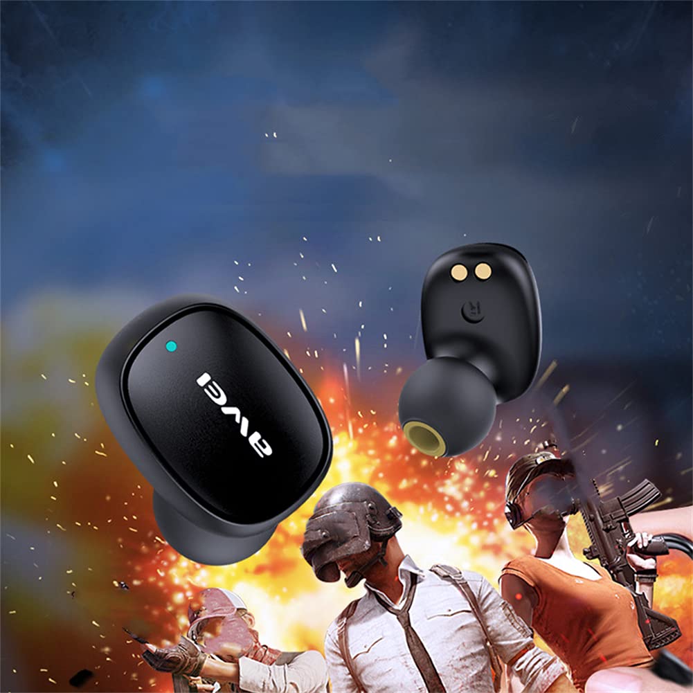 Prawdziwe bezprzewodowe słuchawki słuchawkowe HIFI Stereo Sound Bluetooth, słuchawki Bluetooth 5.0 w uchu z obudową ładowania, z redukcją szumów