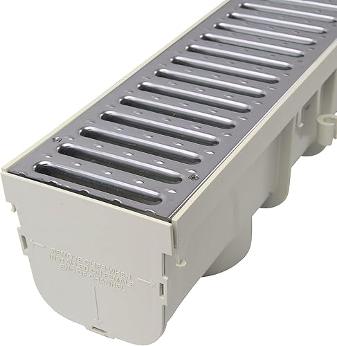 Miniatura 8 de NDS 864GMTL kit para canal de drenaje de 5" con rejilla de metal