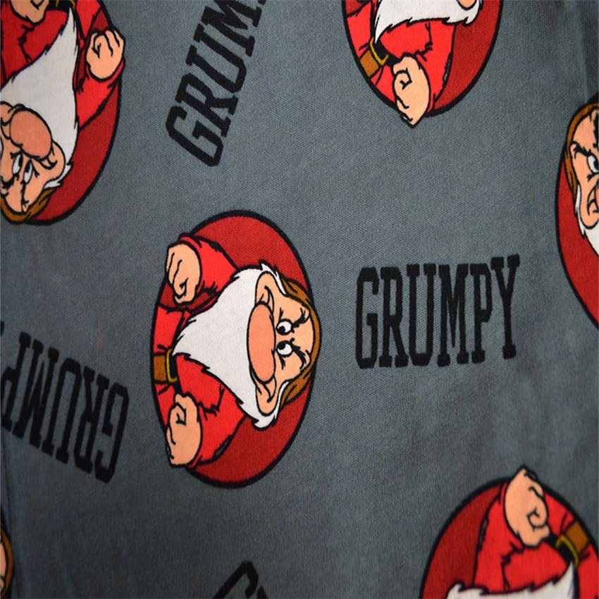 MJC Mens Disney's Snow White Grumpy in Circles Cotton Boxer Shorts3