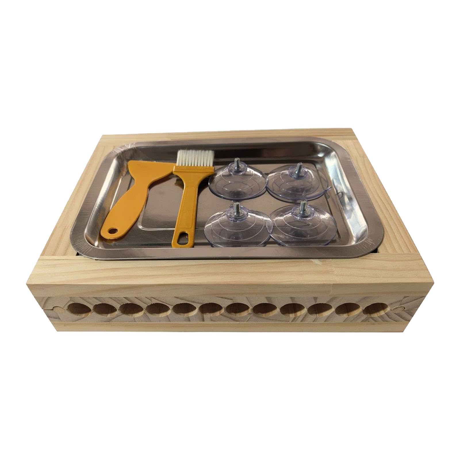 Tablero De Madera Para Esferas De Carne Con Base De Succión,19mm