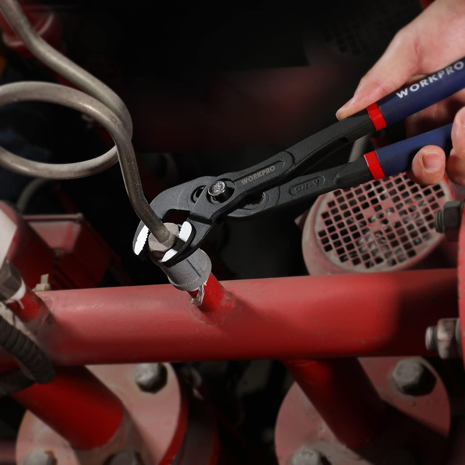 WORKPRO 12-Inch Groove Joint Pliers, Fast Adjust Tongue and Groove Pliers, V-Jaw Water Pump Pliers with Comfort Grip : Everything Else
