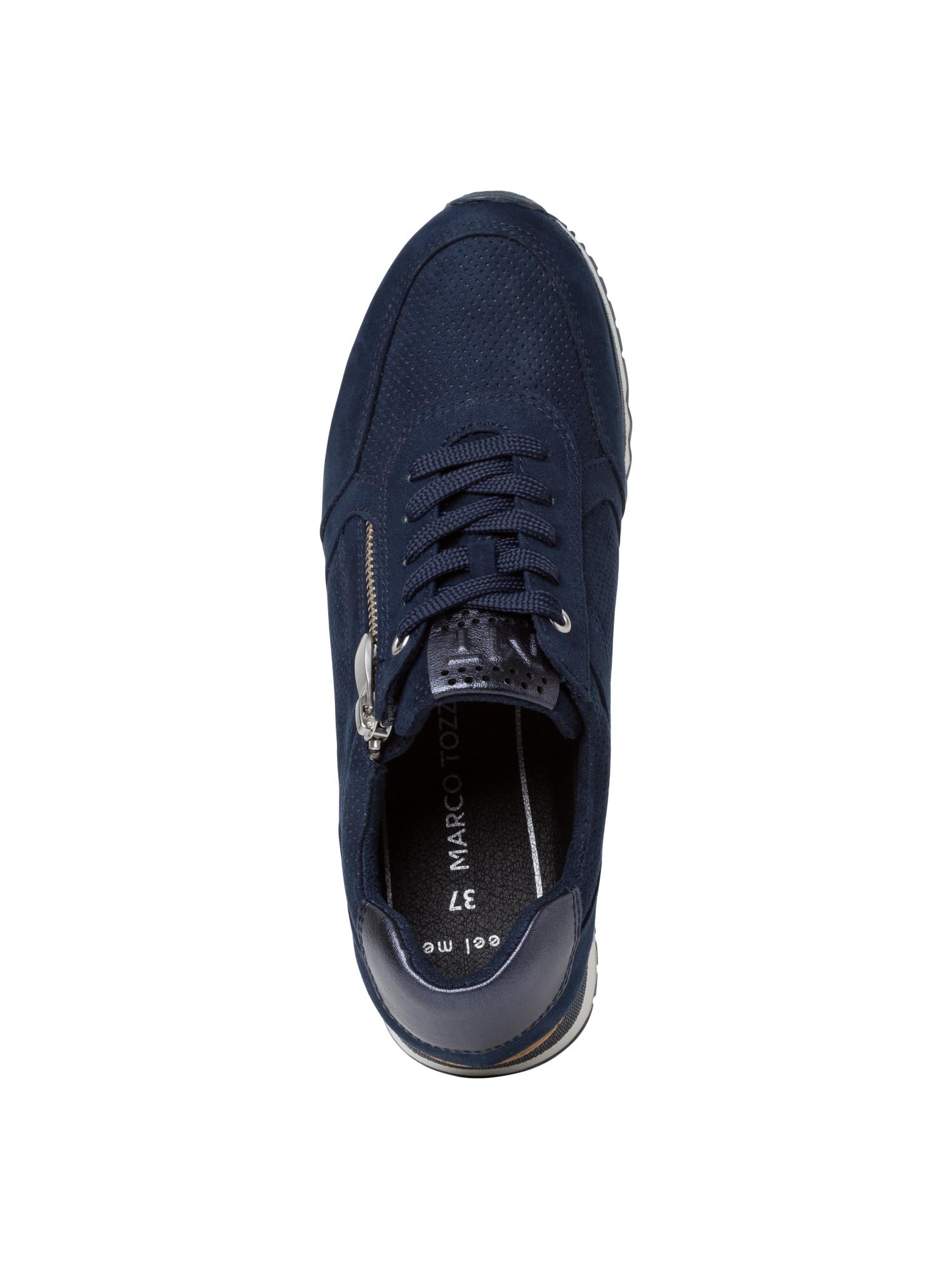 Marco Tozzi Damen Sneaker flach mit Reißverschluss Vegan – Bild 2