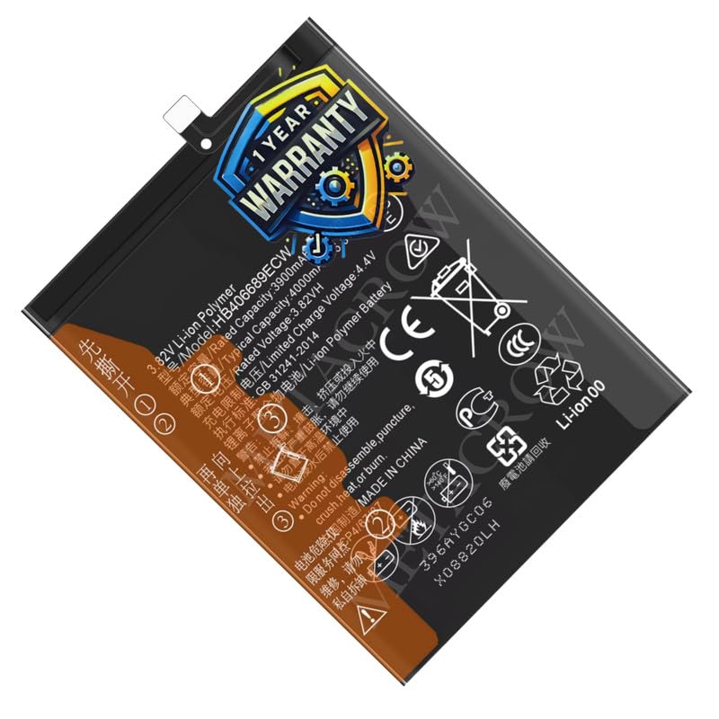 Image of Original HB406689ECW Battery Compatible for Huawei Honor 8C - (4000mAh) - 1 Year Warranty BC45