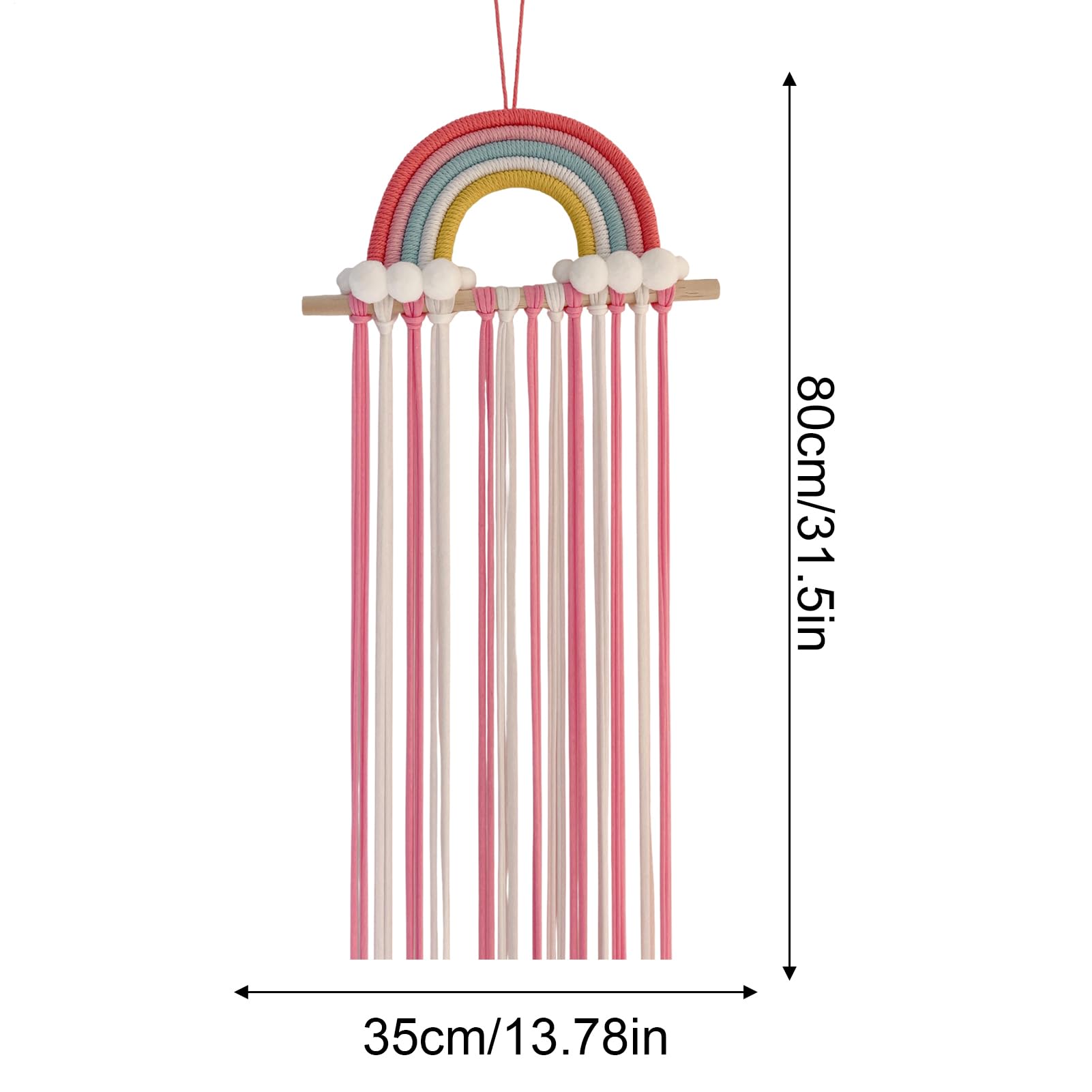 Soporte para lazos para el pelo de niñas – Organizador montado en la pared, estante de clip decorativo con almacenamiento de múltiples ranuras