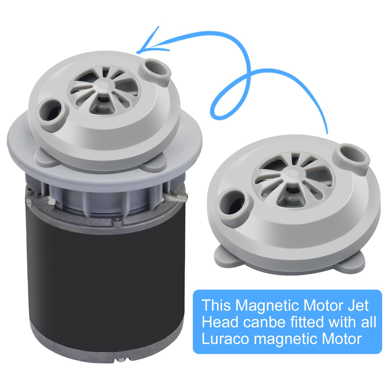 BF-004 Cabeza de chorro magnética sin tubería para LURACO Jet Motor Pedicura Silla Bañera BF-004 Tubs Spa Sillas Accesorios 6