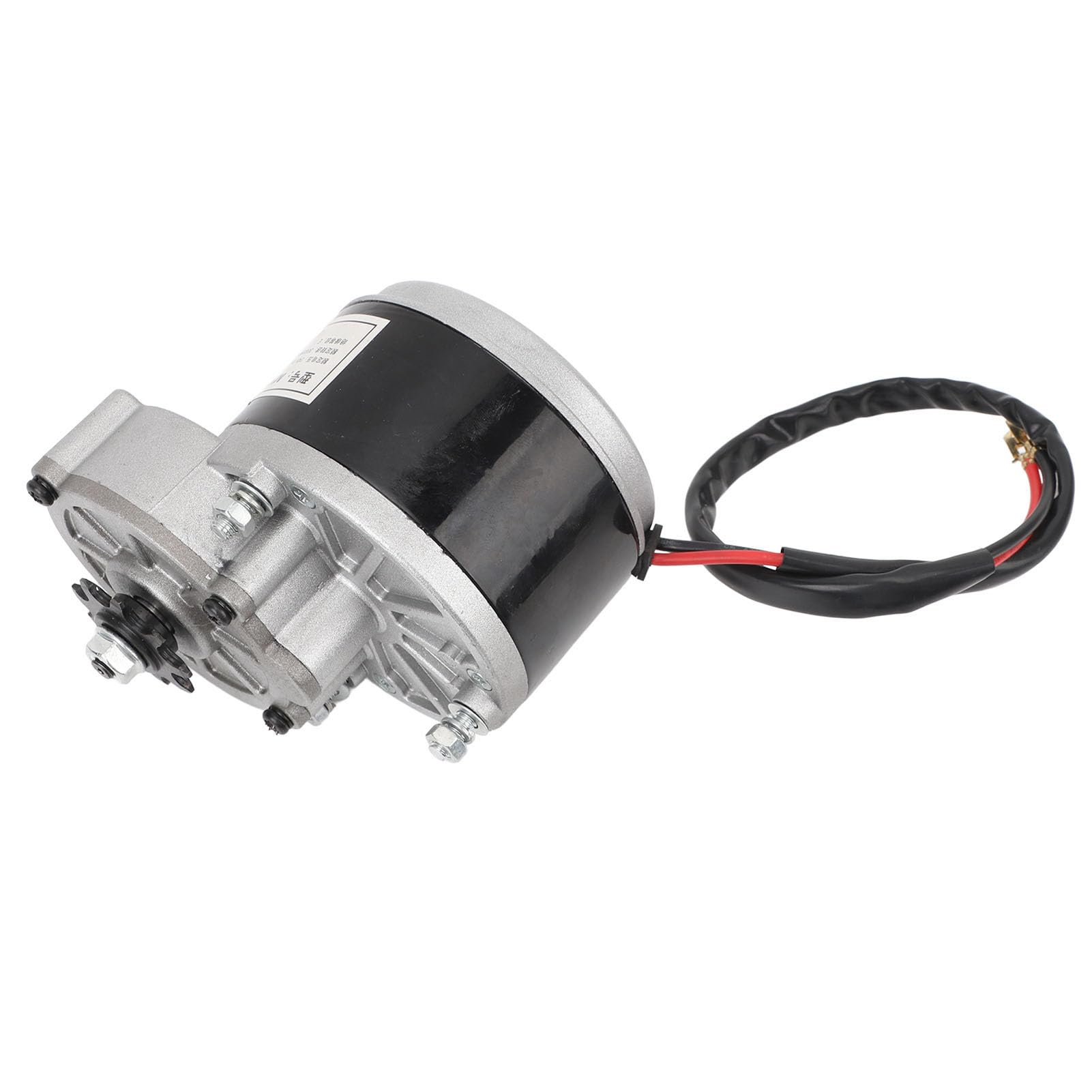 MY1016Z 24V 350W Motore elettrico con riduttore in alluminio e rame 3000 giri/min Motore DC spazzolato per moto Prestazioni superiori Costruzione durevole Installazione semplice