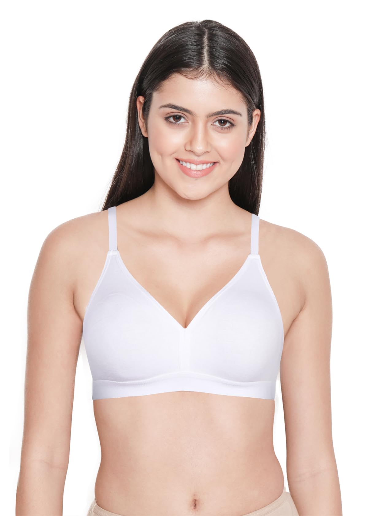 susie by Shyaway Women's Non Padded Bottom Gathered Full Coverage Everyday Bra (Pack of 1)-picture-14