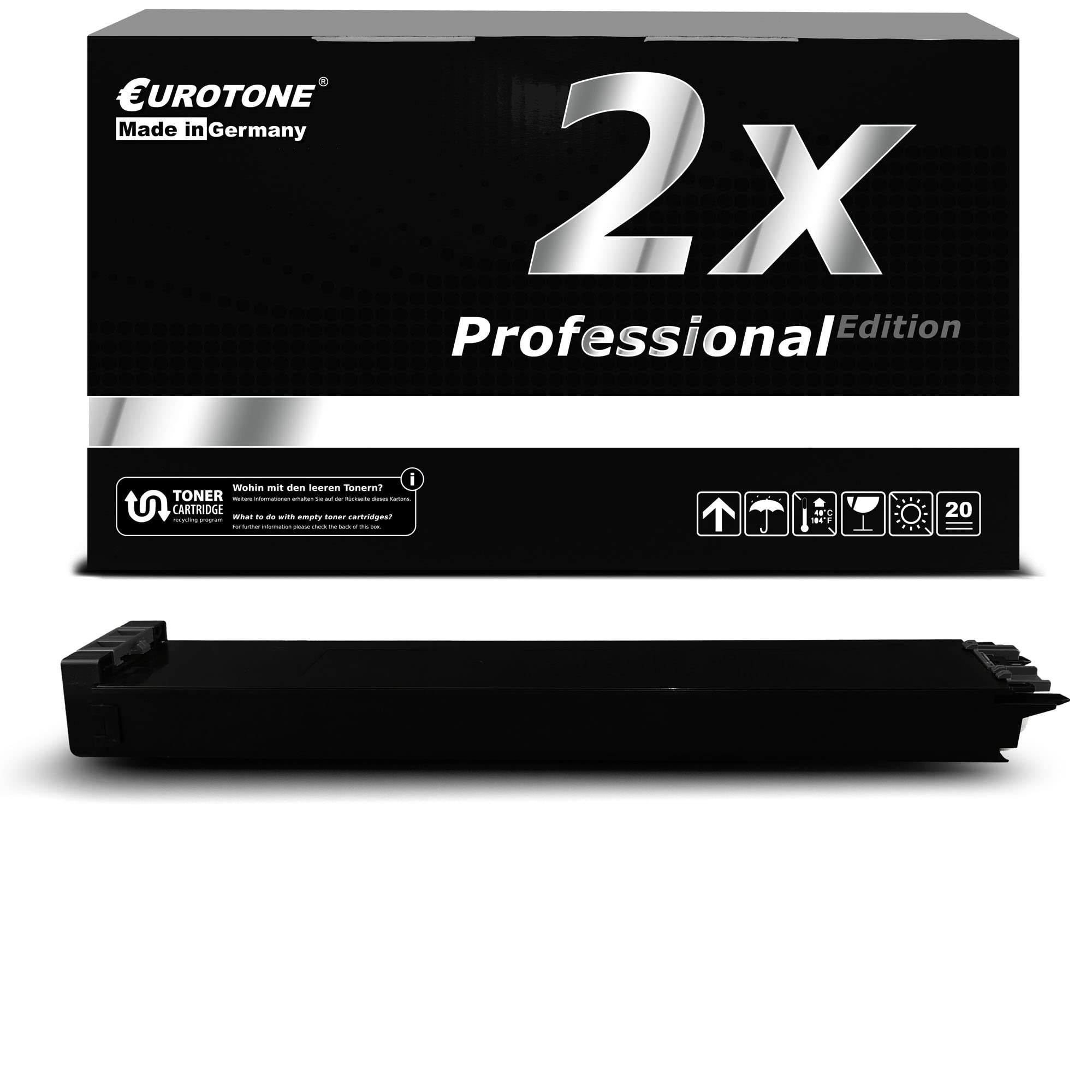 Toner MX31GTBA noir compatible Sharp MX2301 MX2600 MX3100 E.T. duopack