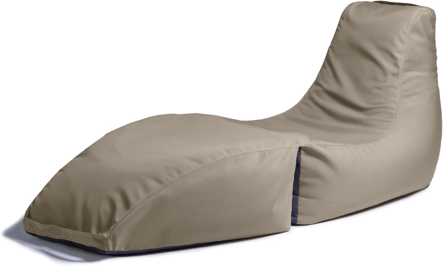 Jaxx Outdoor Prado Bean Bag Lounge Chair, Solid, Taupe