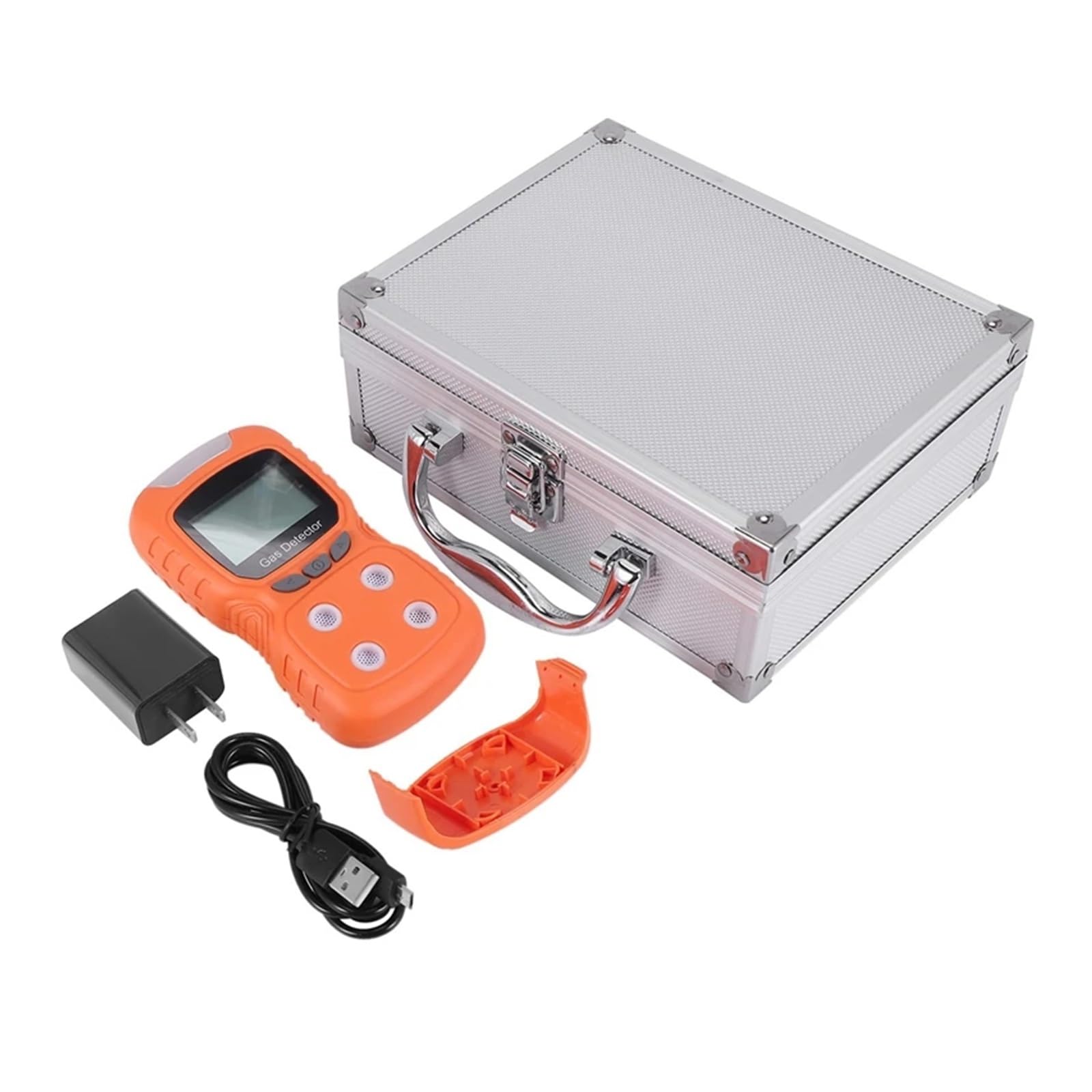 Detector de gas 4 en 1 PLT840 Analizador de monitor de CO H2S O2 Detector de fugas de gas portátil