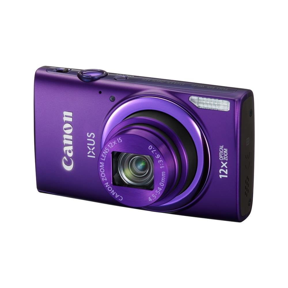 Canon Digital IXUS 265 HS - Cámara compacta de 16 MP (Pantalla de 3", 12x, 25.4/58.4 mm, 4.5-54 mm), Morado