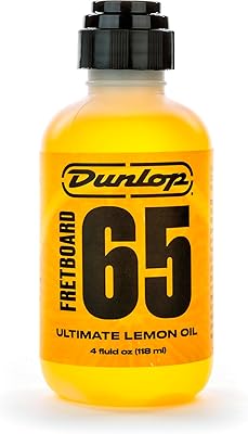 JIM DUNLOP 6554 - Lemon Oil, Produit de nettoyage et d'entretien pour instruments à cordes, Format 118ml