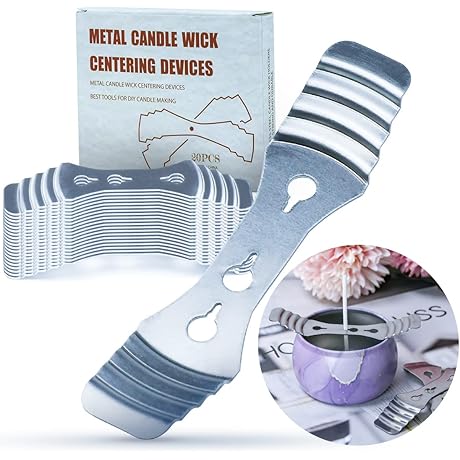 20Pcs 3-Holes Candle Wicking Tool for Candle Making, Stainless Steel Candle Wick Holder