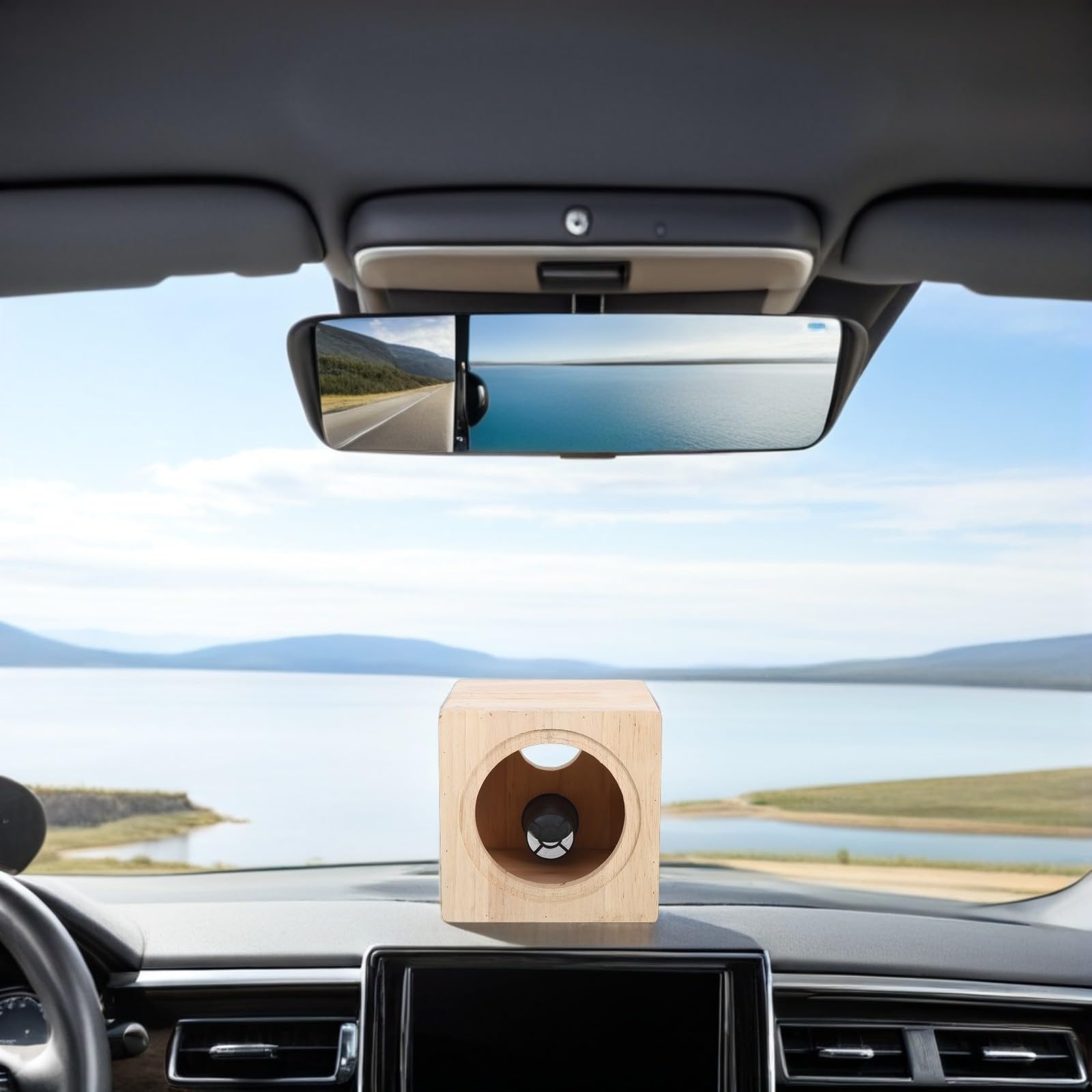 BESTonZON LKW Lautsprecherbox für 4 Zoll Lautsprecher mit Eleganter Oberfläche und Vibrationsminimierendem Design für Lange Straßenfahrten und Täglichen Gebrauch